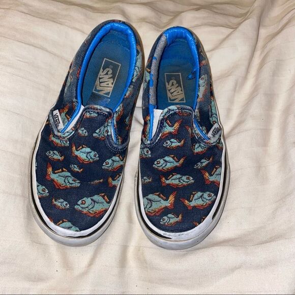Vans Other - 🍄 Boys Slip On Fish Vans